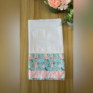 Spring Rose - Handmade tea towel (100% Cotton)